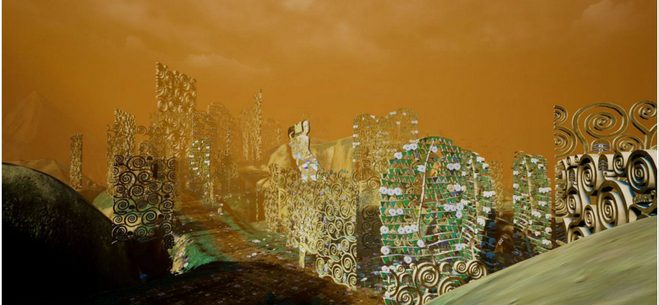 Klimt's Magic Garden